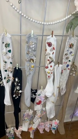 Jewel + Embellishment Socks