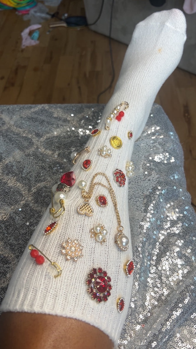 Jewel + Embellishment Socks