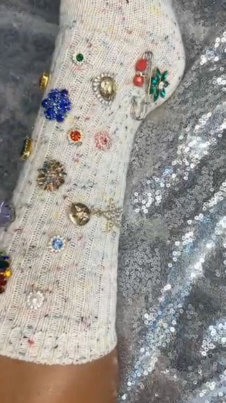 Jewel + Embellishment Socks