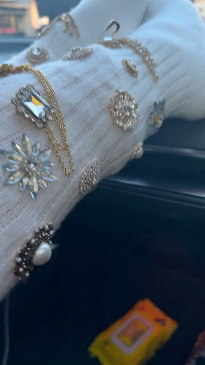Premium Jeweled + Embellished Socks